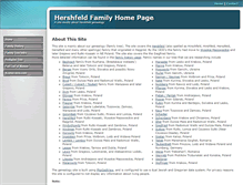 Tablet Screenshot of hershfeld.com
